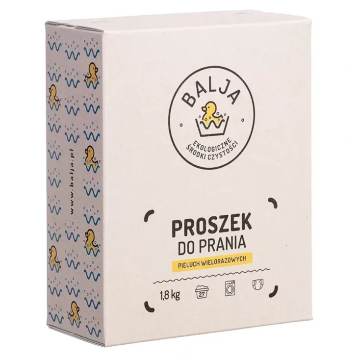 Balja ekologiczny proszek do prania pieluch wielorazowych 1800 g