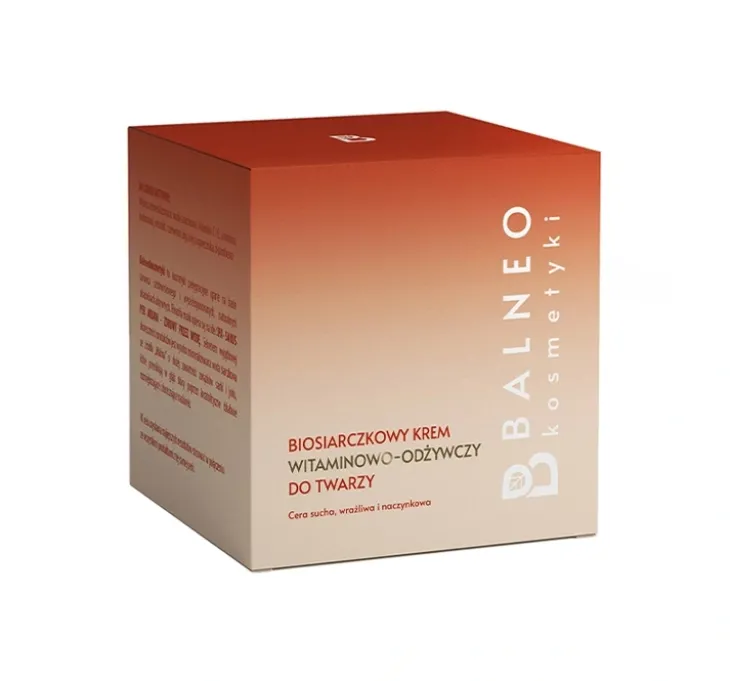 Balneokosmetyki biosiarczkowy krem witaminowo-odżywczy do twarzy 50 ml