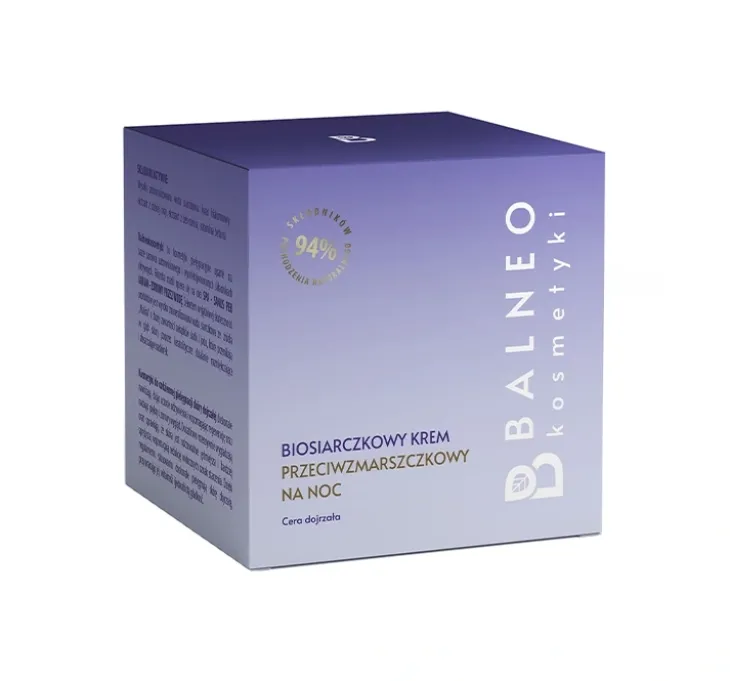 Balneokosmetyki biosiarczkowy krem przeciwzmarszczkowy na noc 50 ml