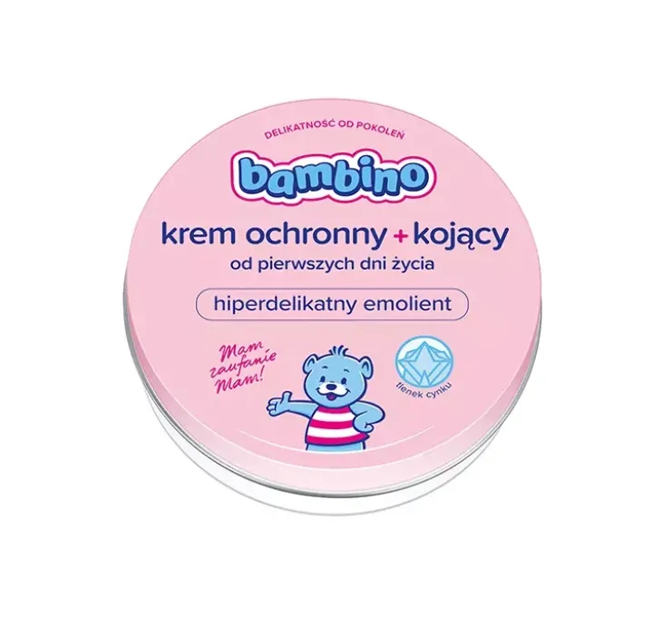 Bambino krem ochronny z tlenkiem cynku od pierwszych dni życia hiperdelikatny emolient 75 ml