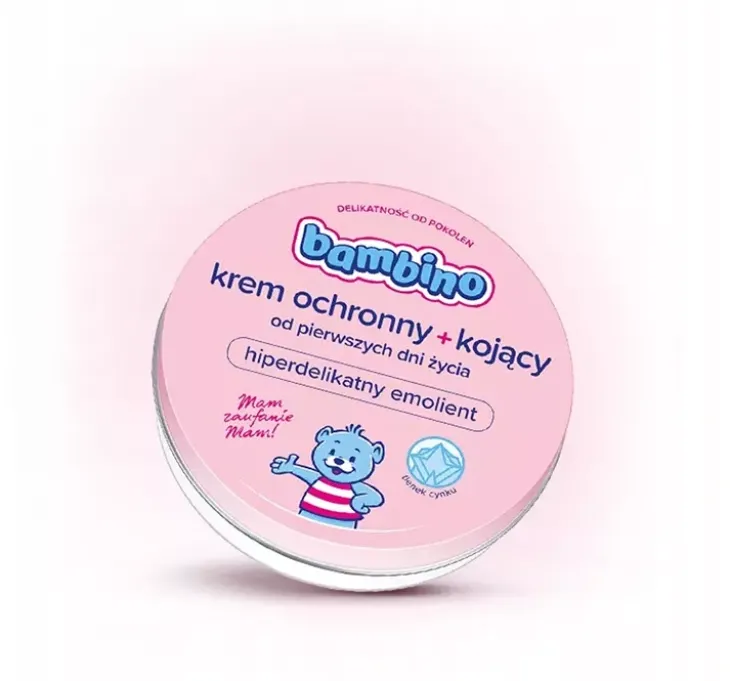 Bambino krem ochronny z tlenkiem cynku od pierwszych dni życia hiperdelikatny emolient 75 ml