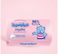 Bambino mydło w kostce z lanoliną dla dzieci 90 g
