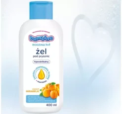 Bambino Rodzina hiperdelikatny żel pod prysznic Mirabelka 400 ml
