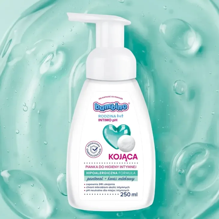Bambino Rodzina Intimo pH kojąca pianka do higieny intymnej 250 ml