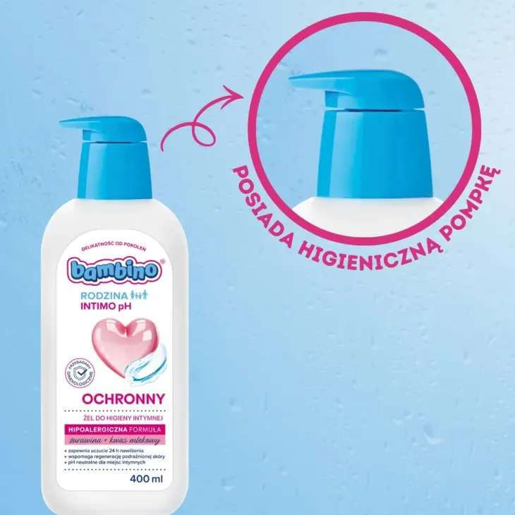 Bambino Rodzina Intimo pH ochronny żel do higieny intymnej 400 ml