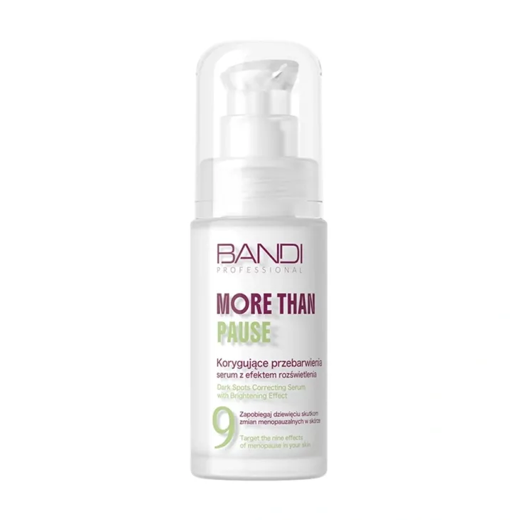 Bandi More Than Pause serum korygujące przebarwienia z efektem rozświetlenia dla kobiet w okresie menopauzy 30 ml