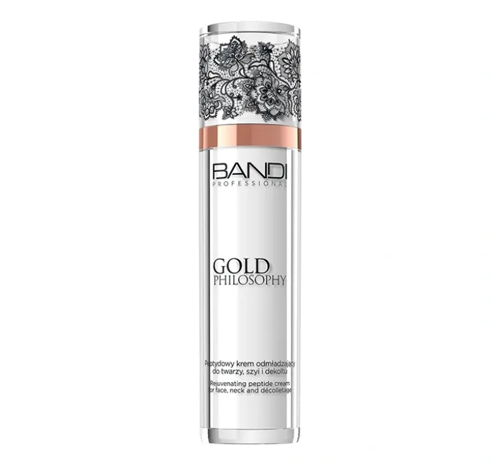 Bandi Professional Gold Philosophy peptydowy krem odmładzający do twarzy szyi i dekoltu 50 ml