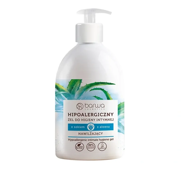 Barwa Hipoalergiczna żel do higieny intymnej z sokiem z aloesu 500 ml