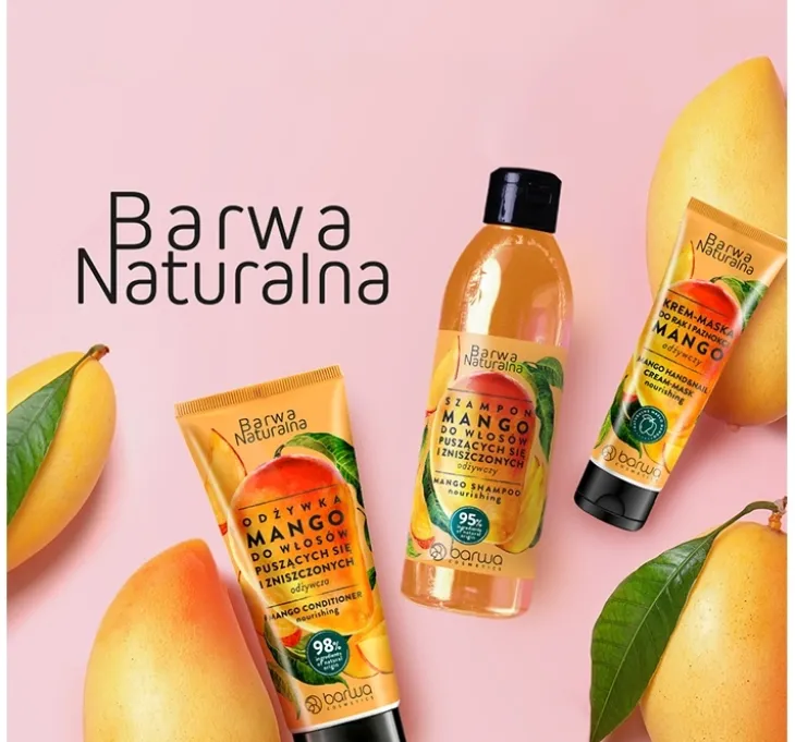 Barwa Naturalna krem-maska do rąk i paznokci Mango 100 ml