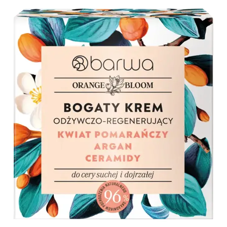 Barwa Orange Bloom bogaty krem odżywczo-regenerujący z ceramidami 50 ml