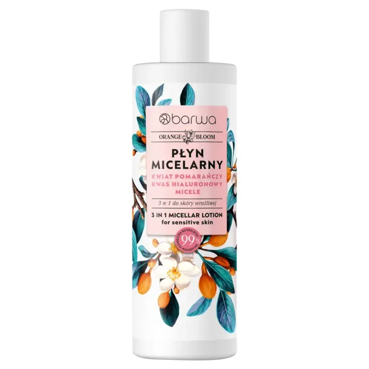 Barwa Orange Bloom płyn micelarny 3w1 z kwasem hialuronowym 400 ml
