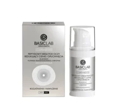 BasicLab Complementis peptydowy krem pod oczy redukujący cienie i opuchnięcia 15 ml