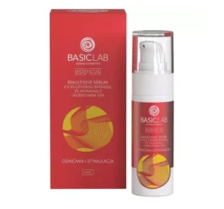 BasicLab Esteticus emulsyjne serum do twarzy z 0,3% czystego retinolu na noc 30 ml