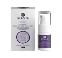 BasicLab Esteticus korygujące serum pod oczy i na powieki z retinalem 0,03% 15 ml