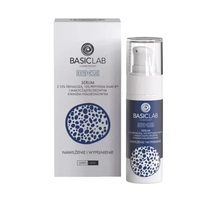 BasicLab Esteticus serum z trehalozą 15% i 10% peptydem 30 ml