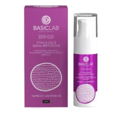 BasicLab Esteticus stymulujące serum peptydowe 15% kompleksu peptydów 30 ml