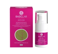 BasicLab Esteticus wzmacniające serum tonujące 10% kompleksu czynnika wzrostu EGF Wyciszenie i Redukcja 15 ml