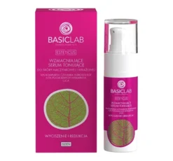BasicLab Esteticus wzmacniające serum tonujące 10% kompleksu czynnika wzrostu EGF Wyciszenie i Redukcja 30 ml
