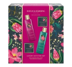 Baylis & Harding Boudoire zestaw prezentowy krem pod prysznic i do kąpieli 250 ml + pianka do kąpieli250 ml + mydło w kostce 2 x 100 g