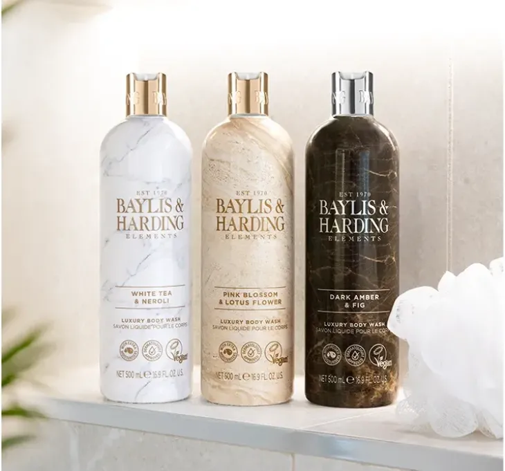 Baylis & Harding Elements Pink Blossom & Lotus Flower żel pod prysznic 500 ml