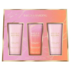 Baylis & Harding Jojoba, Vanilla & Almond Oil zestaw prezentowy krem do rąk 3 x 50 ml