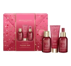 Baylis & Harding Midnight Cherry zestaw prezentowy pianka do kąpieli 100 ml + spray do ciała 95 ml + balsam do ciała 50 ml