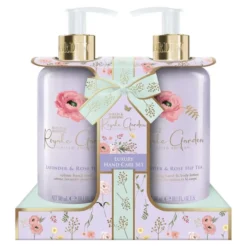 Baylis & Harding Royale Garden Lavender & Rosehip Tea mydło w płynie do rąk 300 ml + balsam do rąk i ciała 300 ml