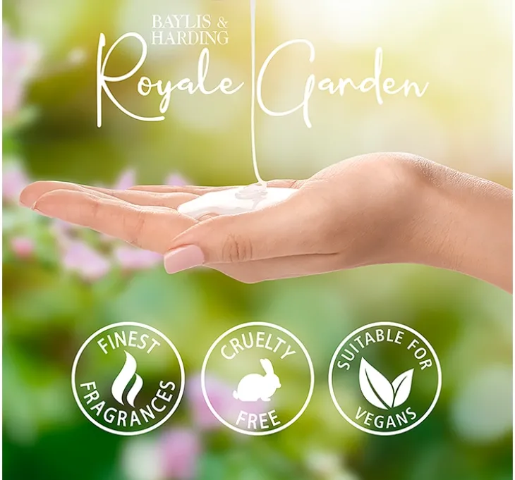 Baylis & Harding Royale Garden Peach Peony & Jasmine mydło w płynie do rąk 500 ml