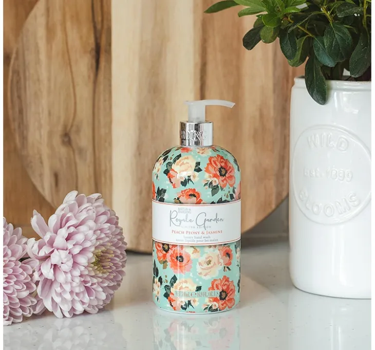 Baylis & Harding Royale Garden Peach Peony & Jasmine mydło w płynie do rąk 500 ml