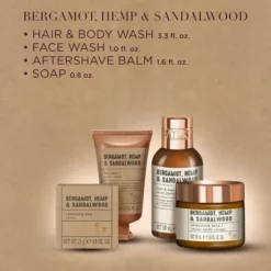 Baylis & Harding The Fuzzy Duck zestaw prezentowy dla mężczyzn płyn do mycia ciała i włosów 100 ml + płyn do mycia twarzy 30 ml + balsam po goleniu 50 ml + mydło 25 g
