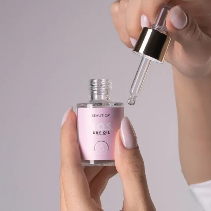 Beautica S.O.S. Dry Oil regenerujący suchy olejek do dłoni i skórek 15 ml