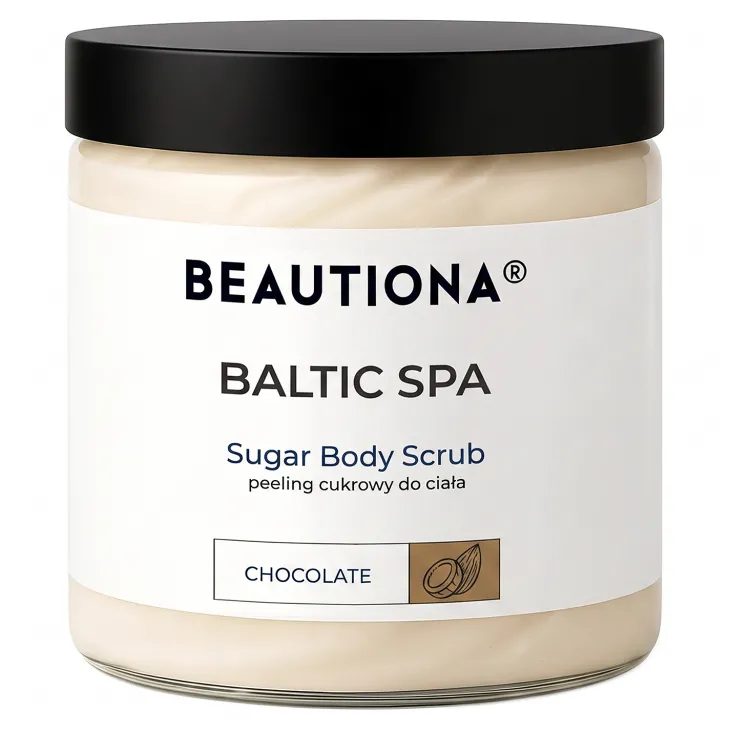 Beautiona Baltic Spa peeling cukrowy do ciała Chocolate 250 ml
