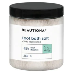 Beautiona miętową sól do kąpieli stóp z mocznikiem 250 g