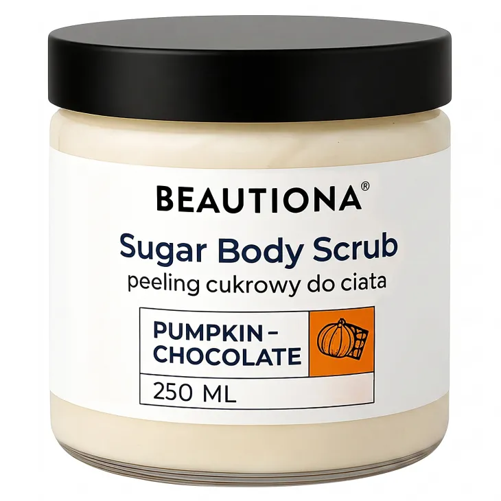 Beautiona peeling cukrowy do ciała Pumpkin-Chocolate 250 ml