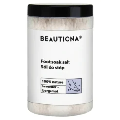Beautiona sól do kąpieli stóp Lawenda & Bergamotka 500 g