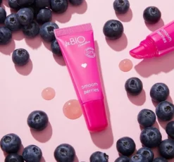 Bebio Glazed Lips Shine&Protect naturalny żelowy olejek do ust Smooth Berries 10 ml