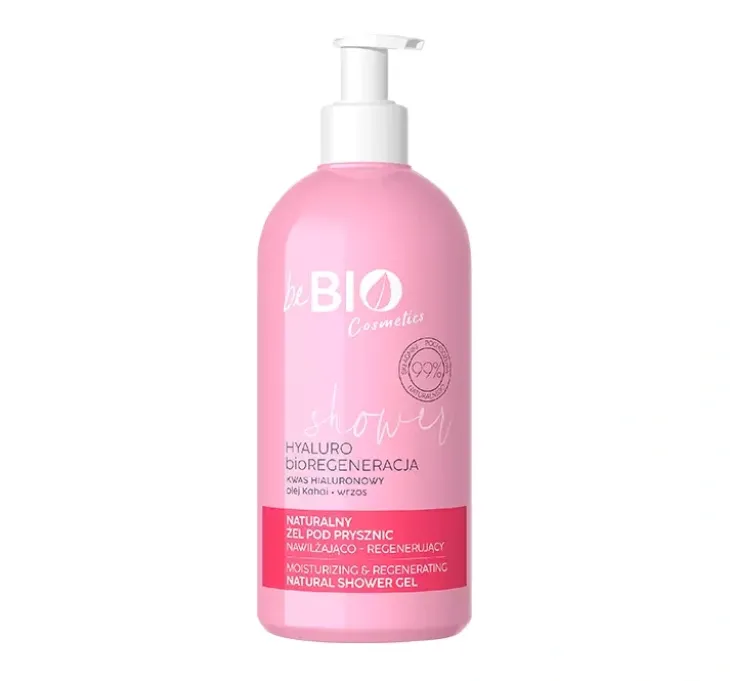 Bebio Hyaluro Bioregeneracja naturalny nawilżająco-regenerujący żel pod prysznic 350 ml
