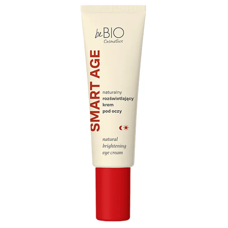 BeBio Smart Age naturalny rozświetlający krem pod oczy z kofeiną 15 ml