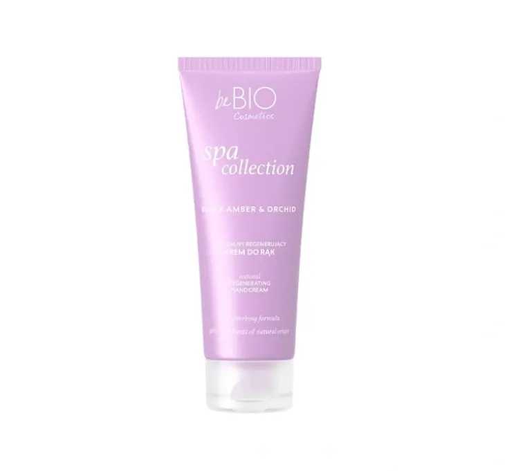 BeBio Spa Collection naturalny regenerujący krem do rąk Black Amber & Orchid 50 ml
