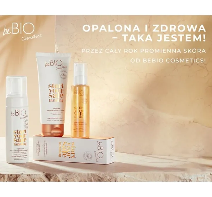 Bebio Start Your Safe Tanning naturalny kremowy balsam brązujący 200 ml