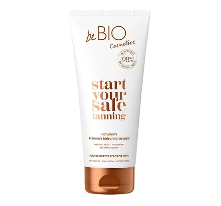 Bebio Start Your Safe Tanning naturalny kremowy balsam brązujący 200 ml