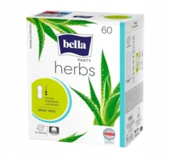 Bella Herbs Aloe Vera wkładki higieniczne 60 sztuk