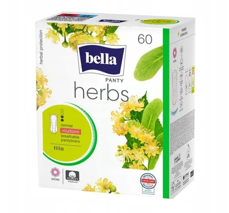 Bella Herbs Tilia wkładki higieniczne 60 sztuk
