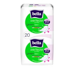 Bella Perfecta Ultra Green podpaski higieniczne ze skrzydełkami 20 sztuk