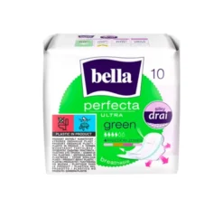 Bella Perfecta Ultra Green podpaski higieniczne ze skrzydełkami 10 sztuk