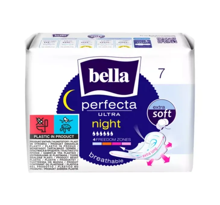 Bella Perfecta Ultra Night Blue podpaski higieniczne ze skrzydełkami 7 sztuk