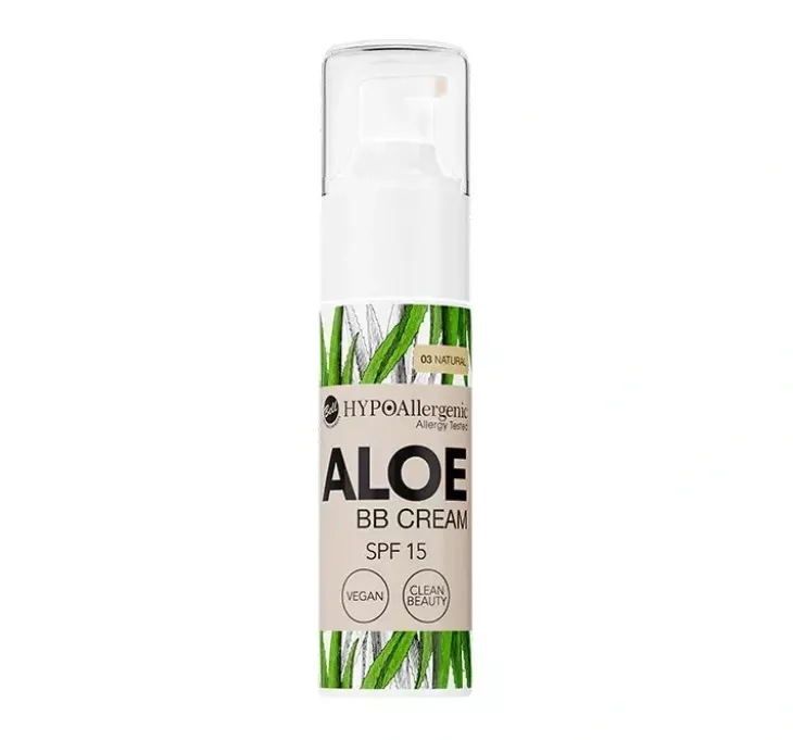 Bell Hypoallergenic Aloe BB Cream wegański krem koloryzujący do twarzy SPF15 03 Honey 20 g
