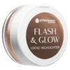 Bell Hypoallergenic Flash & Glow sypki rozświetlacz do twarzy i ciała 01 Solar Kiss 5 g