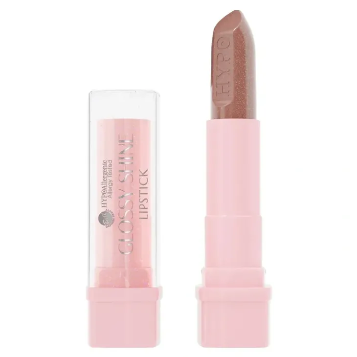 Bell Hypoallergenic Glossy Shine Lipstick nabłyszczająca pomadka do ust 02 Cocoa Drizzle 4,2 g