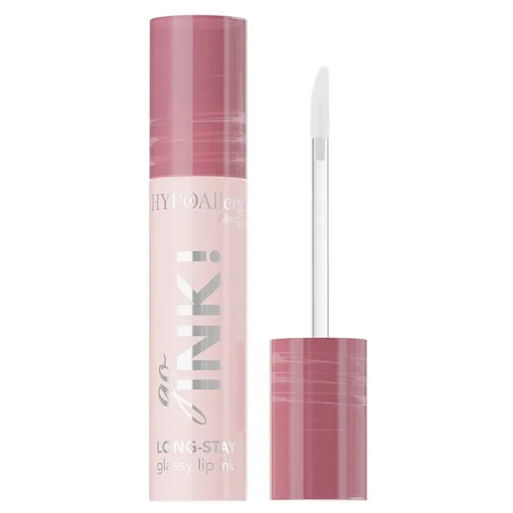 Bell Hypoallergenic Go Ink! Long Stay Glassy Lip Ink pomadka w płynie 02 Cute 4,6 g